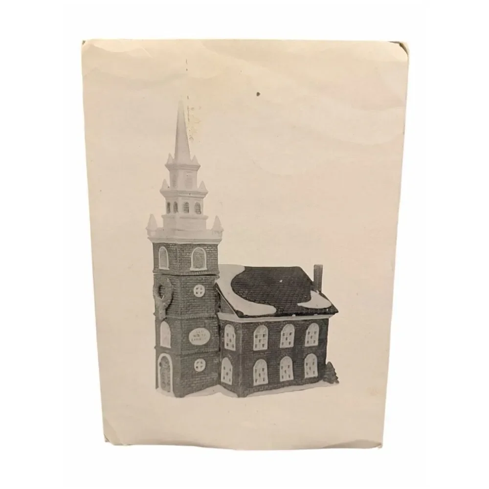 Dept 56 New England Village Old North Church #5932-3 Retired 1988 Heritage EXC